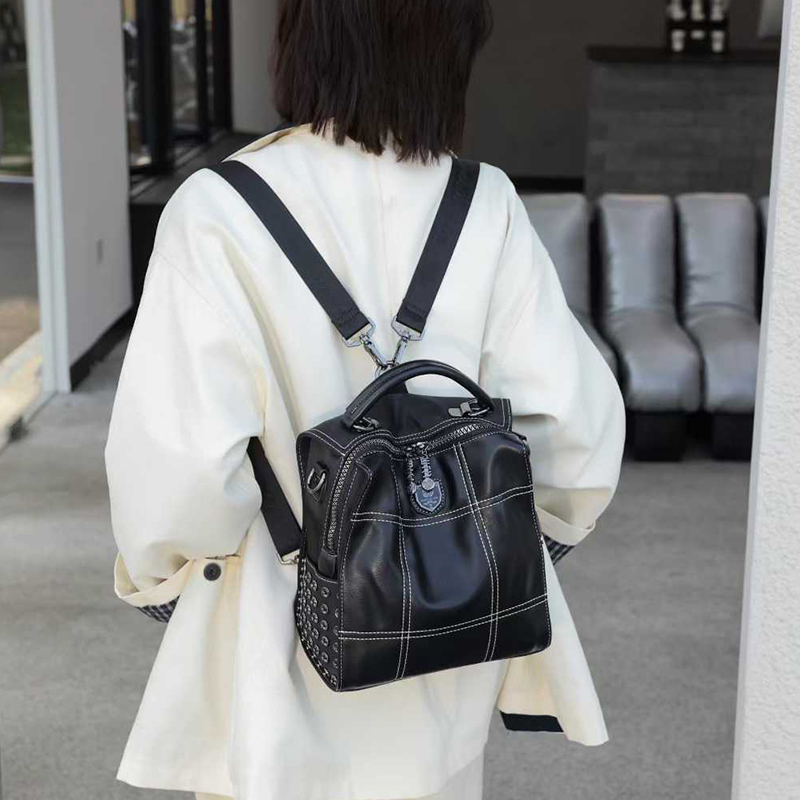 새로운 여성용 백팩 패션 광택 소프트 가죽 다기능 여성 - Luxury Bags Leather 리뷰 및 가격