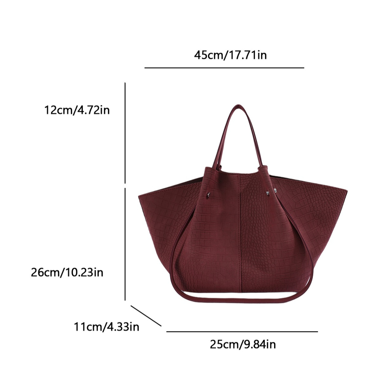 여성을 위한 고급스러운 악어 무늬 가죽 토트백, 디자이 - Luxury Bags Tote 리뷰 및 가격